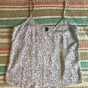 . Dalmatian print tank